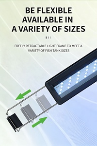 Lampada LED Rettangolare per Acquario Baiyi AQ048 a Risparmio Energetico 110-240V Impermeabile Luce Diurna Naturale per Pesci Tartarughe Piante Acquatiche - Product Image 6