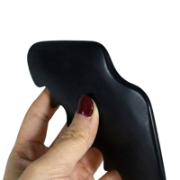 Masseur facial Gua Sha en pierre de jade naturelle, outil pour le cuir chevelu, fait main, relaxation, croissance des cheveux, logo personnalisé possible