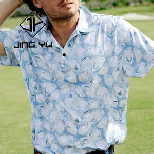 Chemises à imprimé hawaïen personnalisées avec votre propre logo, polos de golf de haute qualité et chemises pour hommes - Product Image 1