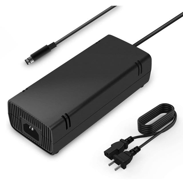 120W 12V 9.6A Replacement Charger for Xbox 360 E Power Supply, Power Supply Cord AC Adapter for Xbox 360 E