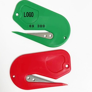 Plastic Letter Opener Stainless Steel Blade Manual Opening Tool For Envelopes - Product Image 2