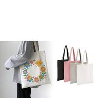 Sac fourre-tout en toile de coton personnalisé avec logo, motif lettre, poignée supérieure, pour cadeaux de mariage, mini-pochette, bouteilles de vin et vêtements