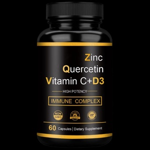 Suplemento Vitamínico de Vitamina C + D3, Zinc y Quercetina, Éxito de Ventas en Amazon TK Cross-border, Vitamina C con Zinc - Product Image 4