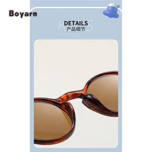 Boyarn Fashion Pc <strong>Frame</strong> Uv400 <strong>Baby</strong> Retro Oval 2022 Kids Sunglasses Wholesale Sun <strong>Glasses</strong> Shades - Product Image 4