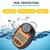 Détecteur de monoxyde de carbone portable YUNER certifié IP68, haute précision, alarme sonore, garantie 1 an, modèle DC3.6V BTYQ-MS104K-S1
