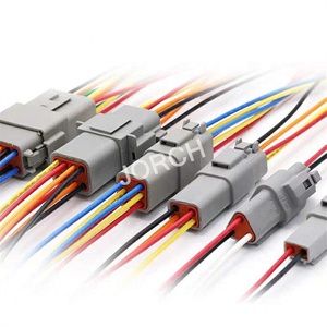 DT06-12S 3ピンウェイDTシリーズメス型自動車用ワイヤーハーネスソケットカスタムメイド防水ワイヤーハーネス - Product Image 2