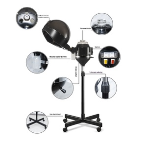 <span class=keywords><strong>2</strong></span>-<span class=keywords><strong>in</strong></span>-<span class=keywords><strong>1</strong></span> Haarpflegegerät für Schönheitssalon & Spa, Gesichts- & Haar-Dampfgerät mit Ozon-Verdampfer, Standgerät mit Haube für Gesichts- & Kopf-Sprühnebel - Product Image 1