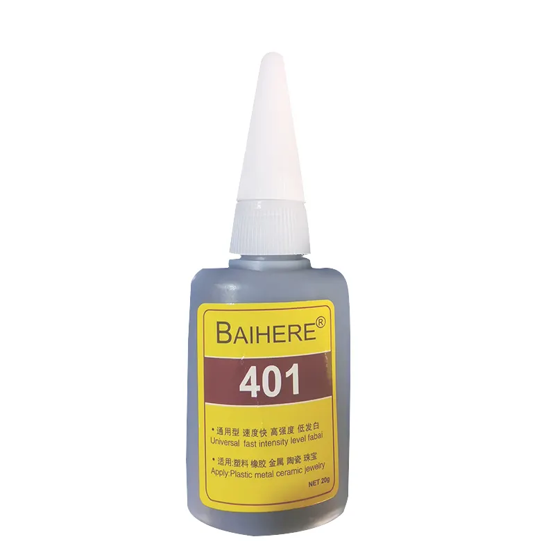 Hot Sale401 black super Glue for rubber super adhesive &sealants