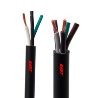 Câble d'alimentation électrique multiconducteur H03VV-F PVC 2 ou 3 conducteurs, norme VDE