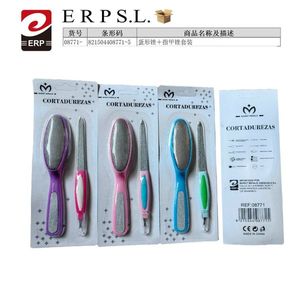 Cortadurezas Oval Emery Board With Nail File Set For Manicure Care - Product Image 1