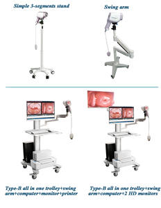 <span class=keywords><strong>Endoscope</strong></span> d'examen du <span class=keywords><strong>vagin</strong></span> de gynécologie de chariot Portable Colposcope vidéo numérique Full HD 4K pour la gynécologie - Product Image 4