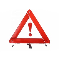 Triangle d'avertissement de voiture réfléchissant triangle de sécurité de stationnement panneau d'avertissement trépied d'échec
