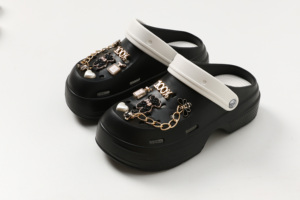 Sabots et mules de jardin unisexes personnalisés bon marché Mules pour femmes chaussures de jardin injectées en EVA sabots respirants pour adultes chaussures en EVA - Product Image 4