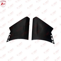 Z-ART 2015+ Aileron latéral de pare-chocs avant en fibre de carbone sèche pour McLaren 540 570S, Aileron latéral en fibre de carbone préimprégnée pour McLaren 570 GT