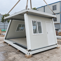 Bâtiment Conteneur Pliant Z-Type Amovible à Installation Rapide, Entrepôt Modulaire Contemporain et Bureau de Chantier pour Projets de Construction