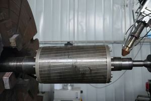 Máquina Robótica de Soldadura por Láser de 6kw <span class=keywords><strong>para</strong></span> Recubrimiento Aditivo, Endurecimiento, Temple y Soldadura, <span class=keywords><strong>para</strong></span> Resistencia al Desgaste de Ejes y Engranajes, Nueva - Product Image 2