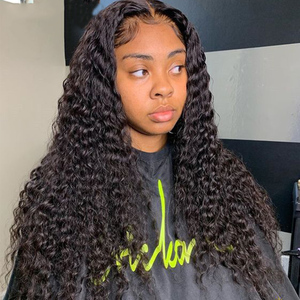 Parrucca in pizzo con capelli 100% capelli umani <span class=keywords><strong>mezza</strong></span> parrucca in pizzo senza colla HD - Product Image 2