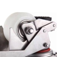 Roulettes de nivellement S-S roulettes de nivellement en acier inoxydable avec semelle en Nylon