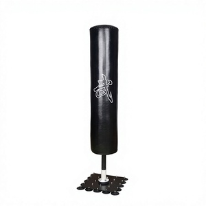 กระสอบทรายหนัง PU แบบกำหนดเองได้สำหรับชกมวย ตั้งพื้นได้ ใช้เตะได้ - Product Image 1