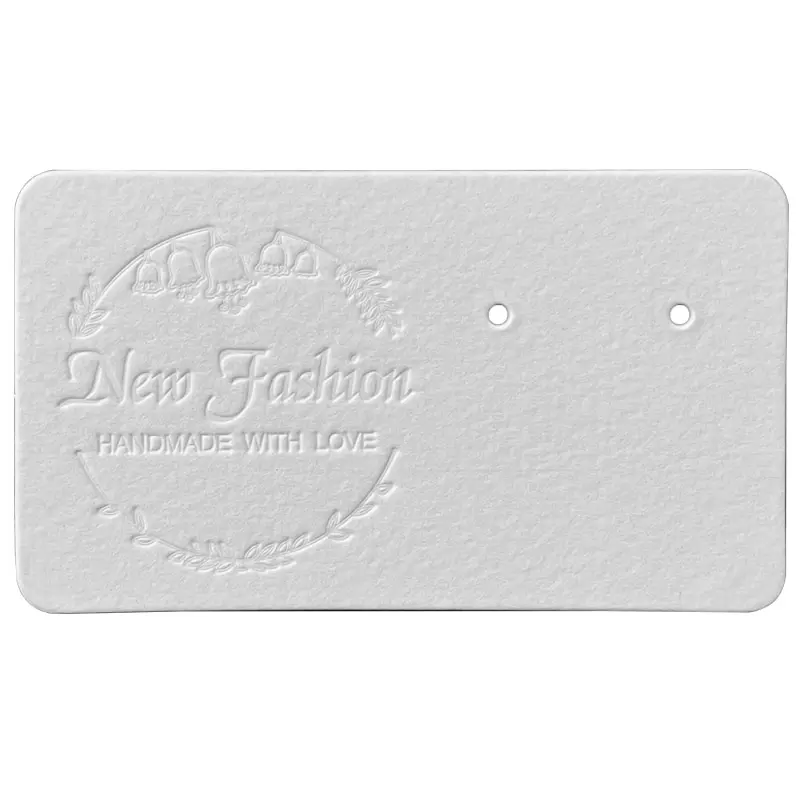 Hoge Kwaliteit Custom Sieraden Card Oor Nagel Ketting Oorbellen Kaart Gedrukt Hang Tags Verpakking Card
