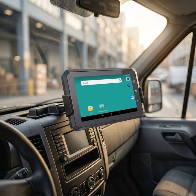 5 Inch Rugged Vehicle Tablet Android 7.1 Qualcomm Quad Core 4G LTE GPS IP67 Industrial Handheld Mobile Data Terminal MDT