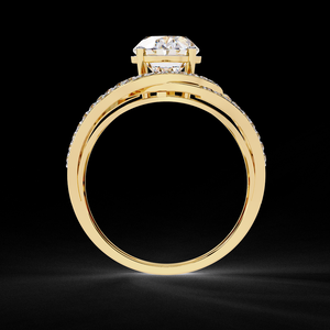 Bague en diamant de laboratoire certifié IGI de 5 carats, design unique à œil ouvert, bijoux fins - Product Image 6