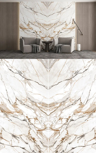 Azulejo <span class=keywords><strong>de</strong></span> suelo <span class=keywords><strong>de</strong></span> gran tamaño Blanco marrón liso <span class=keywords><strong>de</strong></span> gran tamaño losas <span class=keywords><strong>de</strong></span> piedra sinterizada <span class=keywords><strong>de</strong></span> pared <span class=keywords><strong>de</strong></span> <span class=keywords><strong>fondo</strong></span> <span class=keywords><strong>de</strong></span> mármol - Product Image 5
