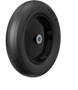 HKT1304 Pneus de brouette 16 pouces 5/<span class=keywords><strong>8</strong></span> "ou 3/4" Roulements Remplacement de pneu en caoutchouc solide 4.00-<span class=keywords><strong>8</strong></span> Pneu de brouette sans plat - Product Image 1