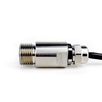 Capteur Fluoromètre WS2-I G1/2 en Acier Inoxydable, Analyseur de Fluorescence en Ligne 254nm 20 50 200 500 MW/cm² DC 12V 4-20mA UVWORKS