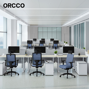 Silla de oficina ejecutiva ergonómica de lujo, estación de trabajo, malla de personal, silla de oficina de malla giratoria de 360 ° con soporte Lumbar para oficina - Product Image 1