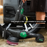 Polisseuse de voiture sans fil à double action de 5 pouces avec batterie rechargeable 12 V 5,0 Ah
