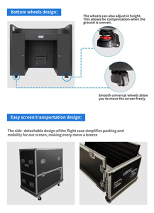 Écran vidéo LED de taille personnalisée populaire pour la publicité et l'affichage de réception de cabine DJ - Product Image 5