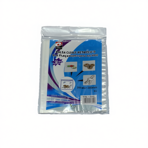 Sacchetto Autosigillante Mnj 200x300mm con Striscia per Scrittura, per Conservazione Alimenti, 8U 12 Pezzi - Product Image 1