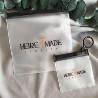 Accessoires personnalisés en PVC sacs d'emballage en plastique pochette à bijoux de haute qualité avec fermeture éclair étui à bijoux sac à fermeture éclair