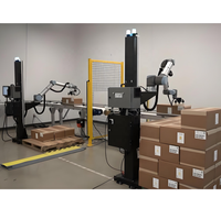 Robot collaboratif (Cobot) à bras manipulateur pour palettisation automatique haute productivité de 20 kg, idéal pour les fabricants de canettes de boissons, bouteilles et cartons.