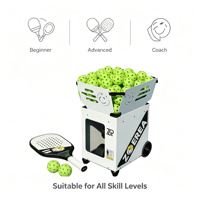 Máquina Inteligente de Pickleball con Capacidad para 120 Pelotas, Control por Aplicación, Lanzador Automático, Velocidad Ajustable, Control de Efecto, Equipo de Entrenamiento Profesional
