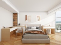 Armario de Dormitorio Personalizado, Armario Empotrado, Armario Modular Moderno de Madera, Muebles de Madera