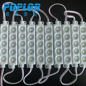 โมดูลไฟ LED Poplor 5730 5 ดวง ไฟ DC 12V กันน้ำ สีแดง สำหรับป้ายโฆษณา - Product Image 1