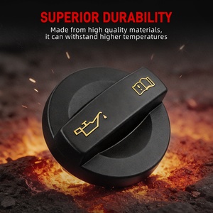 BEVINSEE pour <span class=keywords><strong>Audi</strong></span> Bouchon de réservoir d'essence amélioré A1 A3 <span class=keywords><strong>RS3</strong></span> Q2 pour <span class=keywords><strong>Audi</strong></span> EA211 Kit de remplacement du bouchon de remplissage d'huile moteur - Product Image 3