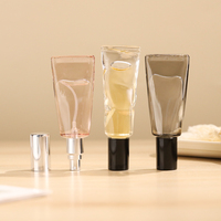 Flacon roll-on en verre vide de 10 ml en forme de vague, personnalisable, pour huiles essentielles et parfums