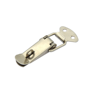 Heavy Duty Stainless Steel 304 Spring Hasp - Toolbox Toggle Latch With Screws, 75mm, Silver (2 Pack)