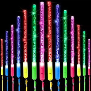 Led Light up <strong>Glow</strong> <strong>Wand</strong> <strong>Glow</strong> Sticks Acrylic Bubble <strong>Glow</strong> Stick <strong>Wands</strong> for Birthday Party Favors Decors - Product Image 1