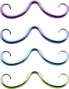 Mustache Septum Piercing Nose Ring Xinfocus Body Jewelry Nose Piercing