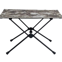 Table de pique-nique pliante légère en aluminium, imperméable, écologique, mobilier de camping extérieur, capacité 20 kg, OEM