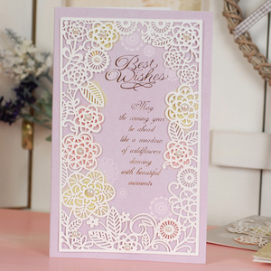 2025 último diseño estampado dorado fuentes de arte patrón 3D decoración Universal juego de tarjetas de mensaje diario con los mejores deseos - Product Image 2