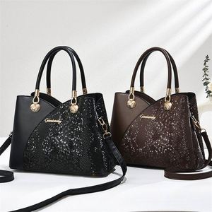 Whole Lady's Purse Adjustable <b>Shoulder</b> <b>Strap</b> Crossbody Bag Waterproof PU Handbags - Product Image 2