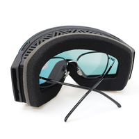 Lunettes de ski magnétiques avec logo personnalisé Lunettes de neige à lentille cylindrique Anti-buée UV400 Lunettes de snowboard pour hommes femmes OEM Lunettes de ski