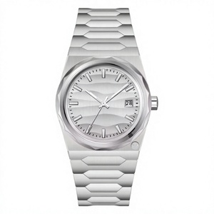 Montre de luxe pour homme en acier inoxydable, nouvelle texture, affichage double fuseau horaire, calendrier, réserve de marche, affichage jour/nuit, aiguilles lumineuses - Product Image 3