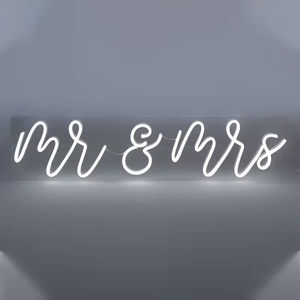 Personalised Custom <b>Neon</b> <b>Sign</b> LED Light Night Lamp Business Logo Name Design Room Wall <b>Aesthetic</b> Birthday Party Wedding Decor - Product Image 2