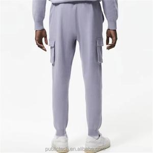 Venta al por mayor Tether Elastic Sport Cargo Pantalones de algodón de alta calidad de 6 bolsillos Slim Fit Casual Custom Baggy Cargo Pantalones para hombres - Product Image 3